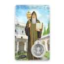 Saint Benedict prayer card