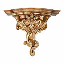 Golden pedestal with roses