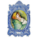 Colored panel hand painted