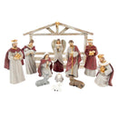 Colorful nativity scene 18 cm - 12 pieces