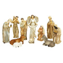 Colorful nativity scene 41 cm - 11 pieces