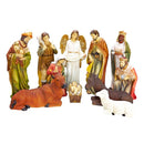 Colorful nativity scene 68 cm - 11 pieces