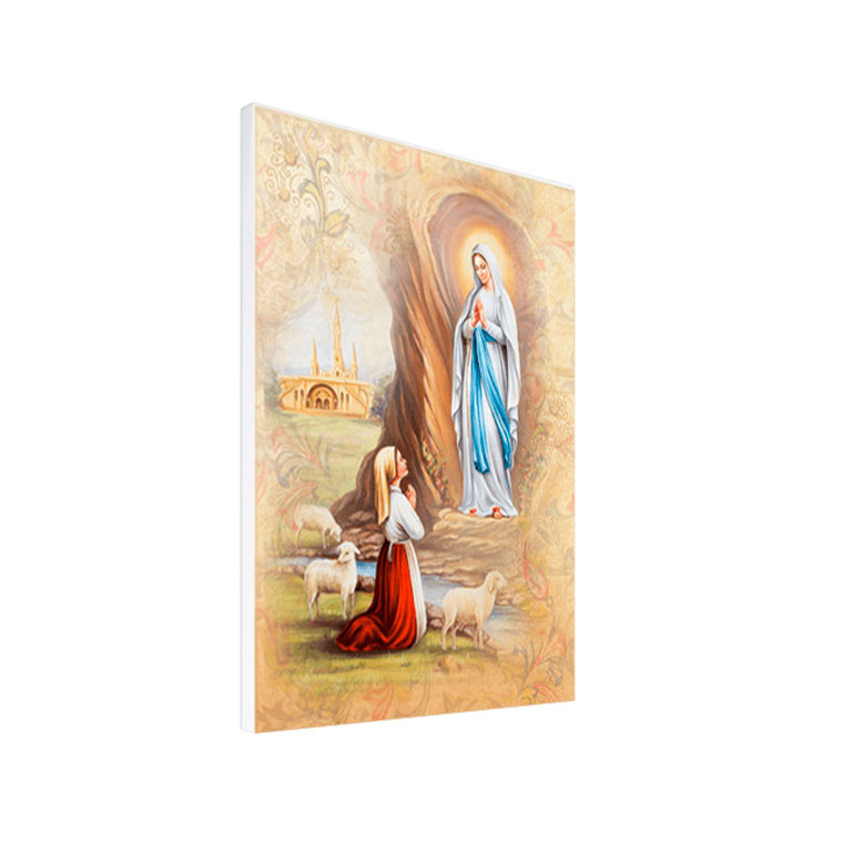 Our Lady of Lourdes Printed Frame 50x70cm