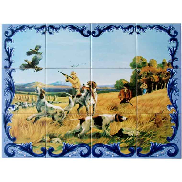 Hunting Tile 12 pieces