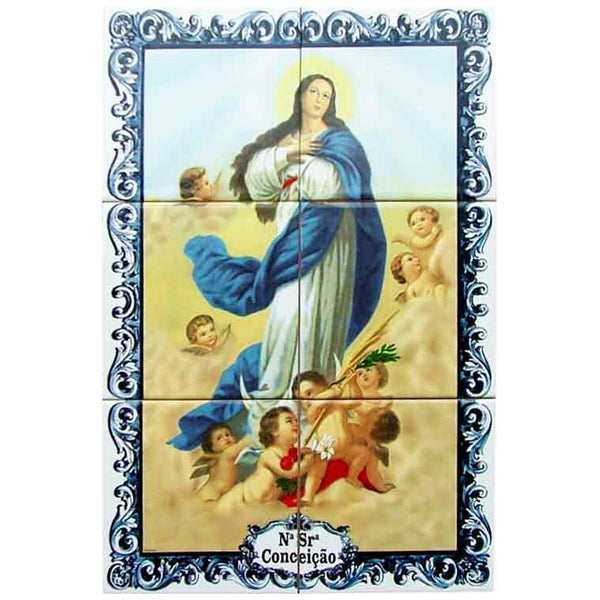 Tile of Our Lady of Conception 6 pieces