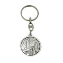 Catholic keychain with Apparition of Fatima