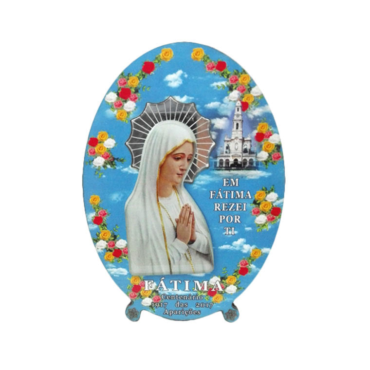 Catholic plaque of Fatima