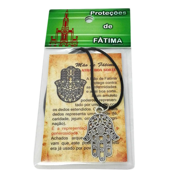 Necklace with amulet for protection