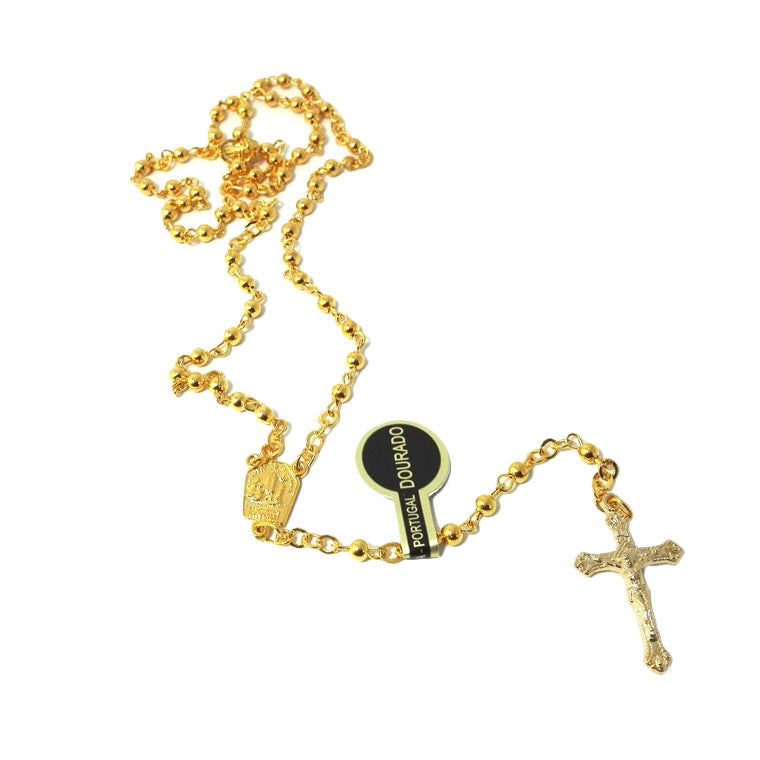Gold plated Rosary of Fatima,