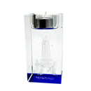 Crystal candlestick with Apparition of Fatima