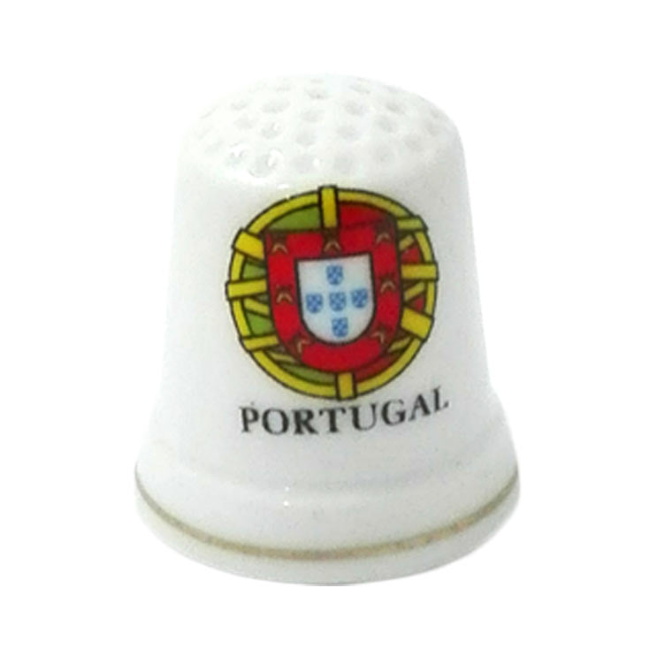 Thimble with coat of arms of Portugal
