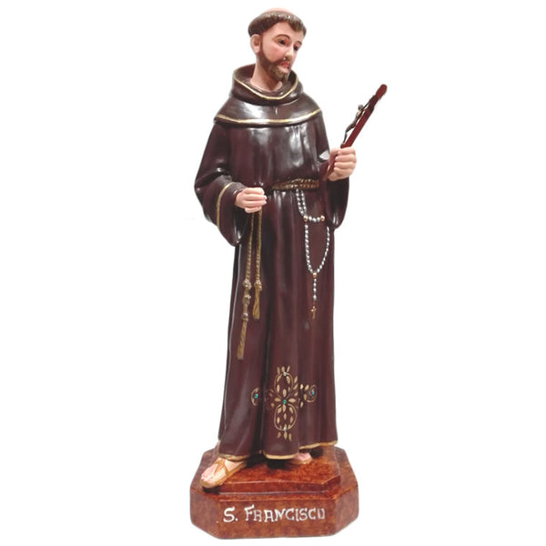 Plaster statue of Saint Francis