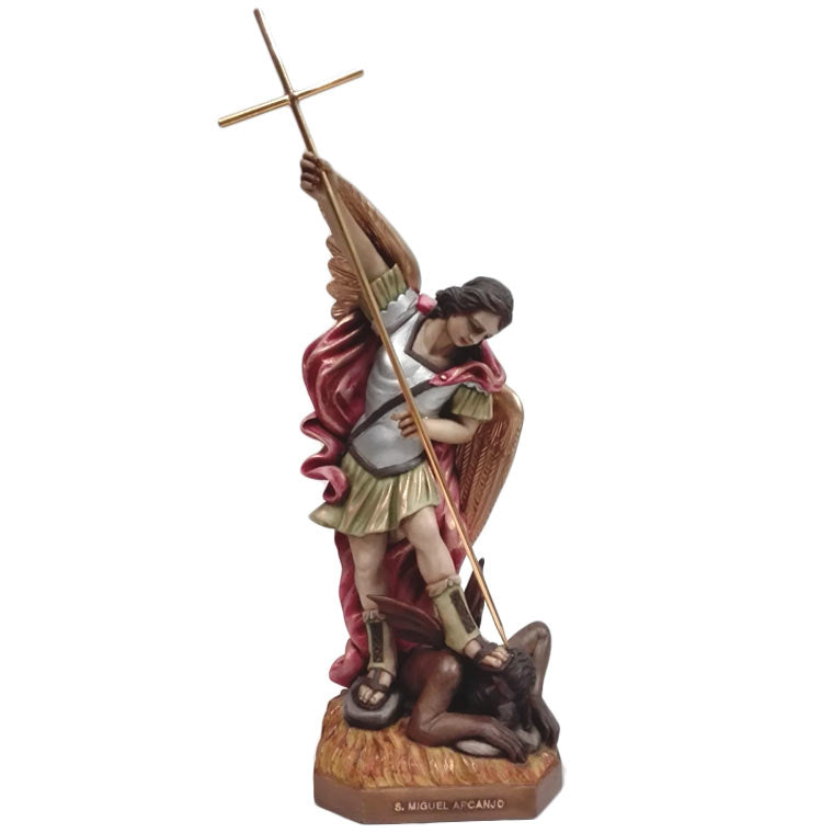 Wood Statue of Archangel Michael