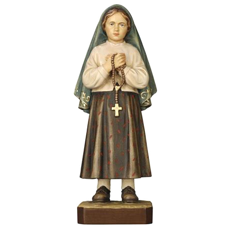 Wood statue of Saint Jacinta Marto