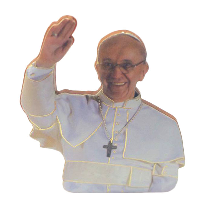 Pope Francis catholic plaque