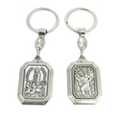 Keychain of Saint Christopher and Our Lady of Fatima