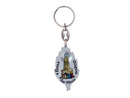 Keychain with candle flame with apparition