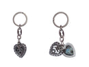Heart keychain with shiny