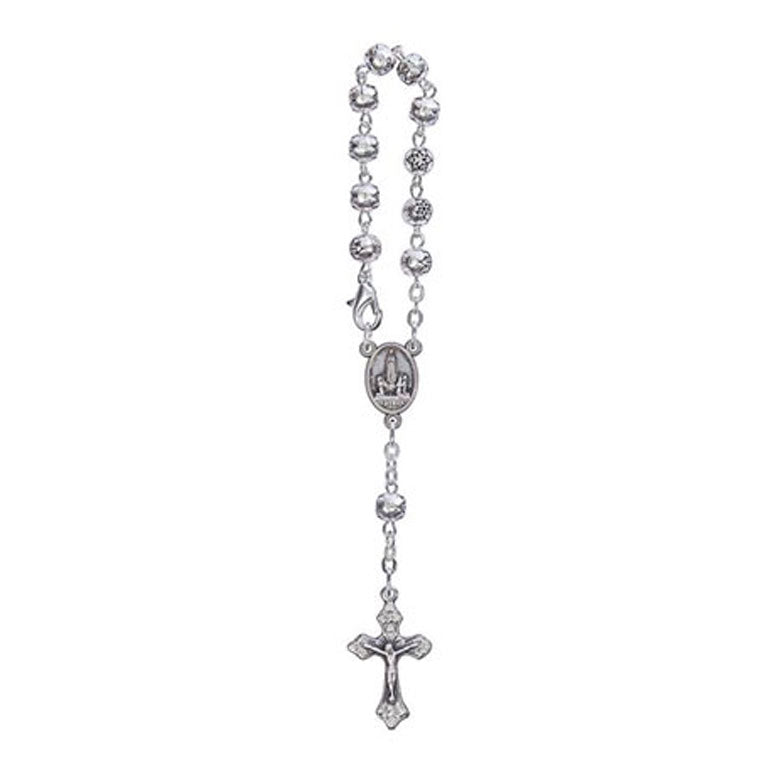 Decade rosary with roses