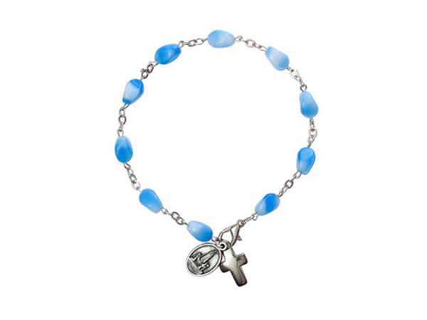 Clear Blue Stone Bracelet