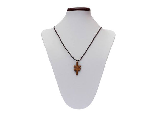 Catholic necklace with Dove of Peace