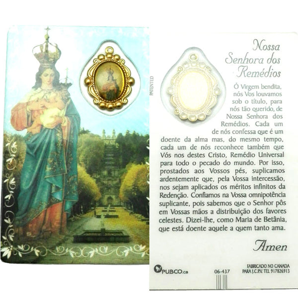 Prayer card of Saint Philomena