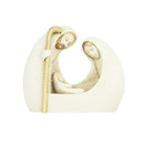 White nativity scene