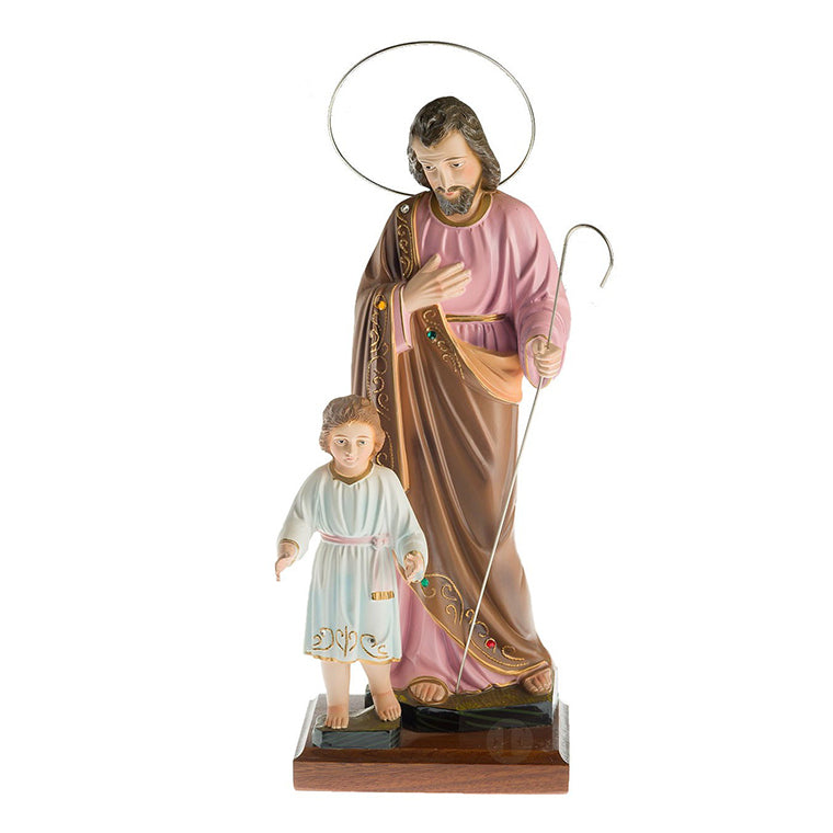 Saint Joseph with boy 30 cm