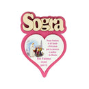 Magnet with feminine dedication