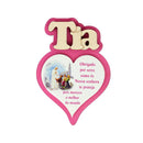 Magnet with feminine dedication